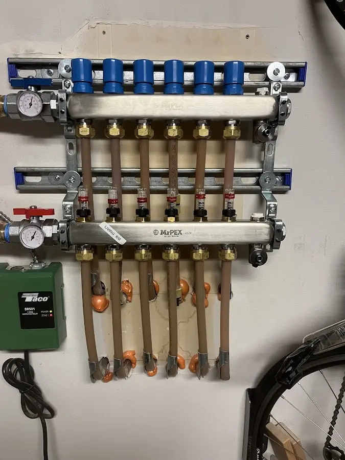 Plumber performing Leak Detection at a residential property in Penn